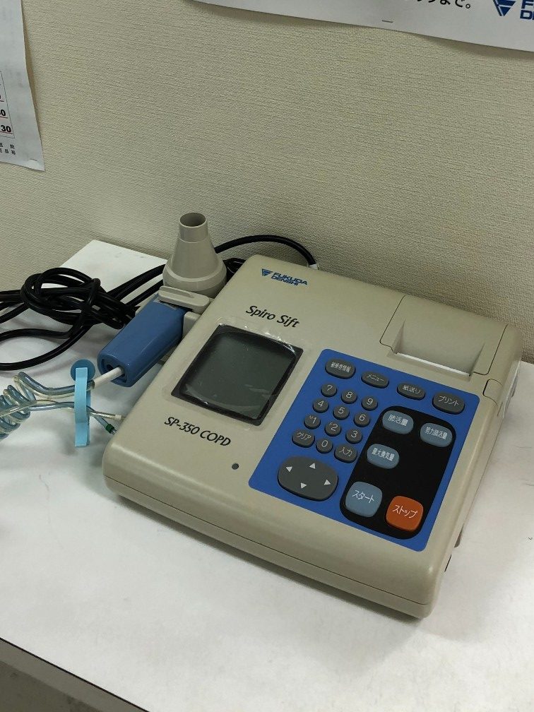 肺機能検査装置画像